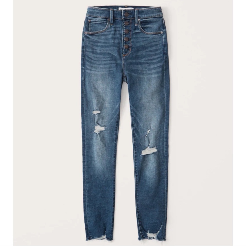 Abercrombie High Rise Super Skinny Jeans